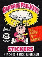Topps Garbage Pail Kids 5ª Série Pacote Lacrado com 5 Cartas