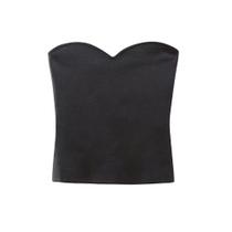 Tops bustier de malha de metal feminino, decote em coração, zíper lateral, camis feminino, moda sexy Tops bustier de malha de metal feminino, decote em coração, zíper lateral, camis feminino, moda sexy
