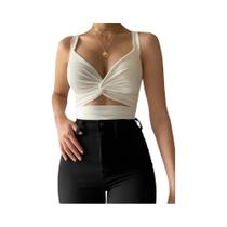 Tops Cropped Sem Mangas Em Preto E Branco Para Mulheres, Sexy E Casuais, Estilo Tank Vest Tube Top