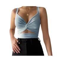 Tops Cropped Sem Mangas Em Preto E Branco Para Mulheres, Sexy E Casuais, Top Tubo 2025
