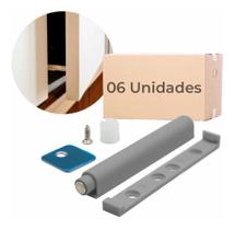 Toque Fecho MagnÃtico Sobrepor Porta Gavetas ArmÃrios 6 PÃ