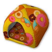 Toquinha Pet Cama Iglu Donuts Amarelo Toquinha Pet Cama Iglu Donuts Amarelo