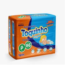 Toquinho Fralda Super Premium Tamanho Pequeno Com 96 Tiras