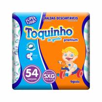 Toquinho Frasco Super Premium Tamanho Extra Extra Grande Com 54 Tiras - Diguinho