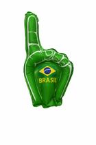 Torcida Brasil Inflável Nº 1 Verde Copa do Mundo Torcida Brasil Inflável Nº 1 Verde Copa do Mundo