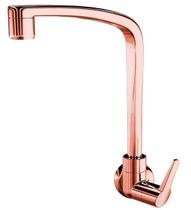 Torneira 1168 f71 rose gold cozinha parede ref 7111106 lorenzetti