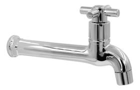 Torneira Abs Cromada Fixa De Parede Longa 1/4 Volta Vit C31