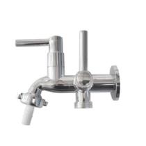 Torneira Abs Cromada Tanque Máquina De Lavar Parede 1428