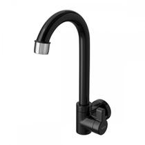 Torneira Abs Hydra Plus B.M Parede Preto 1168