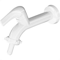 Torneira Abs Jardim Lorenzetti Longa 1/4V 1130 F61 Branca