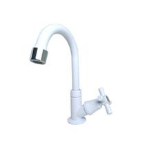 Torneira Abs Lavatório Banheiro Bica Móvel 1198 C-31 1/4 De Volta Branca