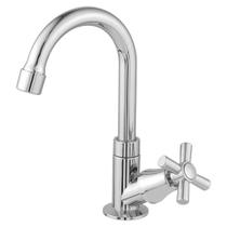 Torneira Abs Lavatório Banheiro Bica Móvel 1198 C-31 1/4 De Volta Cromado