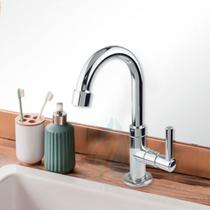 Torneira Abs Lavatório Banheiro Bica Móvel 1198 C-66 1/4 De Volta Cromado Cód. 1990