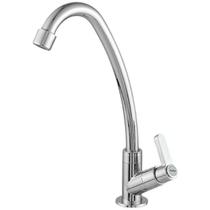 Torneira Abs Metal Bancada Cano Alto 1/4 De Volta Cozinha