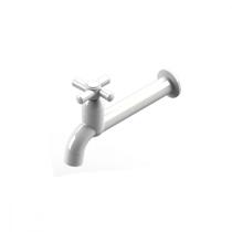 Torneira Abs Pia Injet 1158 C31 1/4V Branca 9168 Torneira Abs Pia Injet 1158 C31 1/4V Branca 9168