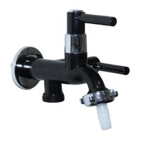 Torneira Abs Tanque Máquina De Lavar Parede Preta