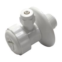 Torneira Adaptador Bebedouro ABS 1/2 Regulagem Branco Robusta Durável Anti-Vazamento Controle Fluxo Água Torneira Adaptador Bebedouro ABS 1/2 Regulagem Branco Robusta Durável Anti-Vazamento Controle Fluxo Água