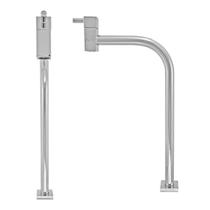 Torneira Alta de Mesa para Cuba ou Lavabo Metal Com Arejador Sigma Lucca 1199 Cozinha e Banheiro Inox e Preta
