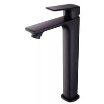 Torneira Alta Preto Fosco Monocomando Banheiro Lavatório