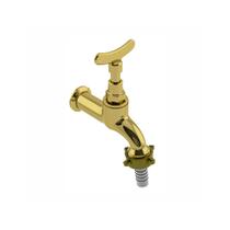 Torneira Amarela de Jardim / Tanque Para Mangueira Com Bico