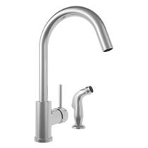 Torneira ARE-MC01 Misturador De Cozinha Bica Fixa E Jato Lateral Escovado Torneira ARE-MC01 Misturador De Cozinha Bica Fixa E Jato Lateral Escovado