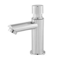 Torneira Automática Alta ABS Cromada Para Banheiro / Lavatório De Bancada