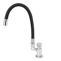 Torneira Automática Cozinha de Mesa Tubo Gourmet Preto/Black