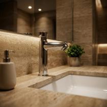 Torneira Automatica Para Banheiro Lavabo Alta Cromado Luxo V192 Vimer