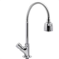 Torneira Automática Temporizada Bica Móvel Flexível Gourmet Econômica Metal Chuveirinho Mesa Bancada