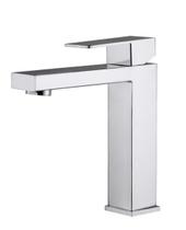 Torneira Bancada Banheiro Quadrada Inox 1/4 De Volta Cromado