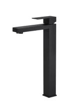 Torneira Bancada Banheiro Quadrada Inox Black Fosco Alta Torneira Bancada Banheiro Quadrada Inox Black Fosco Alta