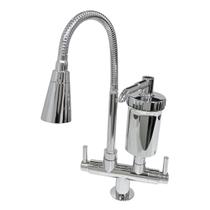 Torneira Bancada C/ Filtro Tubo Gourmet Jato Duplo Cromada Torneira Bancada C/ Filtro Tubo Gourmet Jato Duplo Cromada
