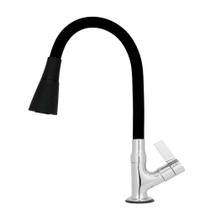 Torneira Bancada Cozinha Color Gourmet Preta/preto 02 Jatos Torneira Bancada Cozinha Color Gourmet Preta/preto 02 Jatos
