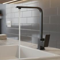 Torneira Bancada Gourmet Giratória Alta Água Quente e Fria Elegante Cozinha Industrial Residencial