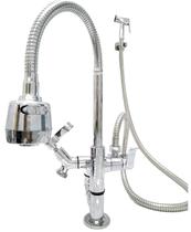 Torneira bancada Gourmet Metal Ducha E Maquina Flexível