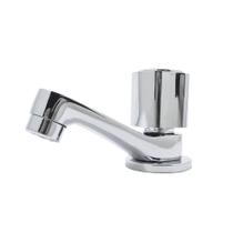 Torneira Bancada Mesa Banheiro Lavatório Baixa Metal Cromada