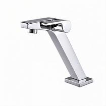 Torneira Bancada Naja Requinte Cromada Banheiro Metal Luxo