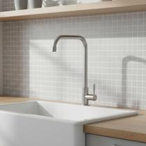 Torneira Bancada Pia Alta Pescoço Longo Cozinha Banheiro Lavabo Estilo Industrial Moderna Gourmet