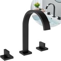 Torneira Banheiro Bica Duplo Comando Misturador 1/4 Volta