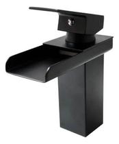 Torneira Banheiro Calha Baixa Monocomando Preta - DeckCasa