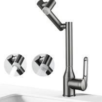Torneira Banheiro Cascata Alta 360 Quente E Fria Inox - Home Goods