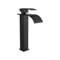 Torneira Banheiro Cascata Inox Monocomando 304 Preto Fosco Torneira Banheiro Cascata Inox Monocomando 304 Preto Fosco
