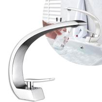 Torneira Banheiro Cascata Monocomando Quente Frio Misturador