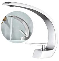 Torneira Banheiro Cascata Onda Misturador Monocomando Cromada Luxo