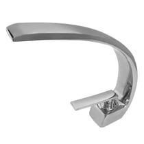 Torneira Banheiro Curva Misturador Monocomando Cascata Luxo Torneira Bica Baixa Cromada Bancada Lavatorio Água Quente Fria Cuba Pia Curvada
