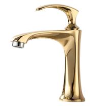 Torneira Banheiro Dourada Luxo Bancada Metal Gold