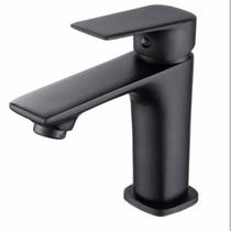 Torneira Banheiro e Lavabo Fria Premium Baixa Preto Fosco Torneira Banheiro e Lavabo Fria Premium Baixa Preto Fosco