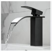 Torneira Banheiro Gourmet Cascata Slim Misturador Monocomando Bica Baixa T103-04 Rosa Gold Luuk Youn