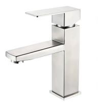 Torneira Banheiro Inox Lavabo Misturador Monocomando Luxo