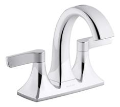 Torneira Banheiro Kohler Maxton Cromada 4" Centerset Design Luxo Torneira Banheiro Kohler Maxton Cromada 4" Centerset Design Luxo